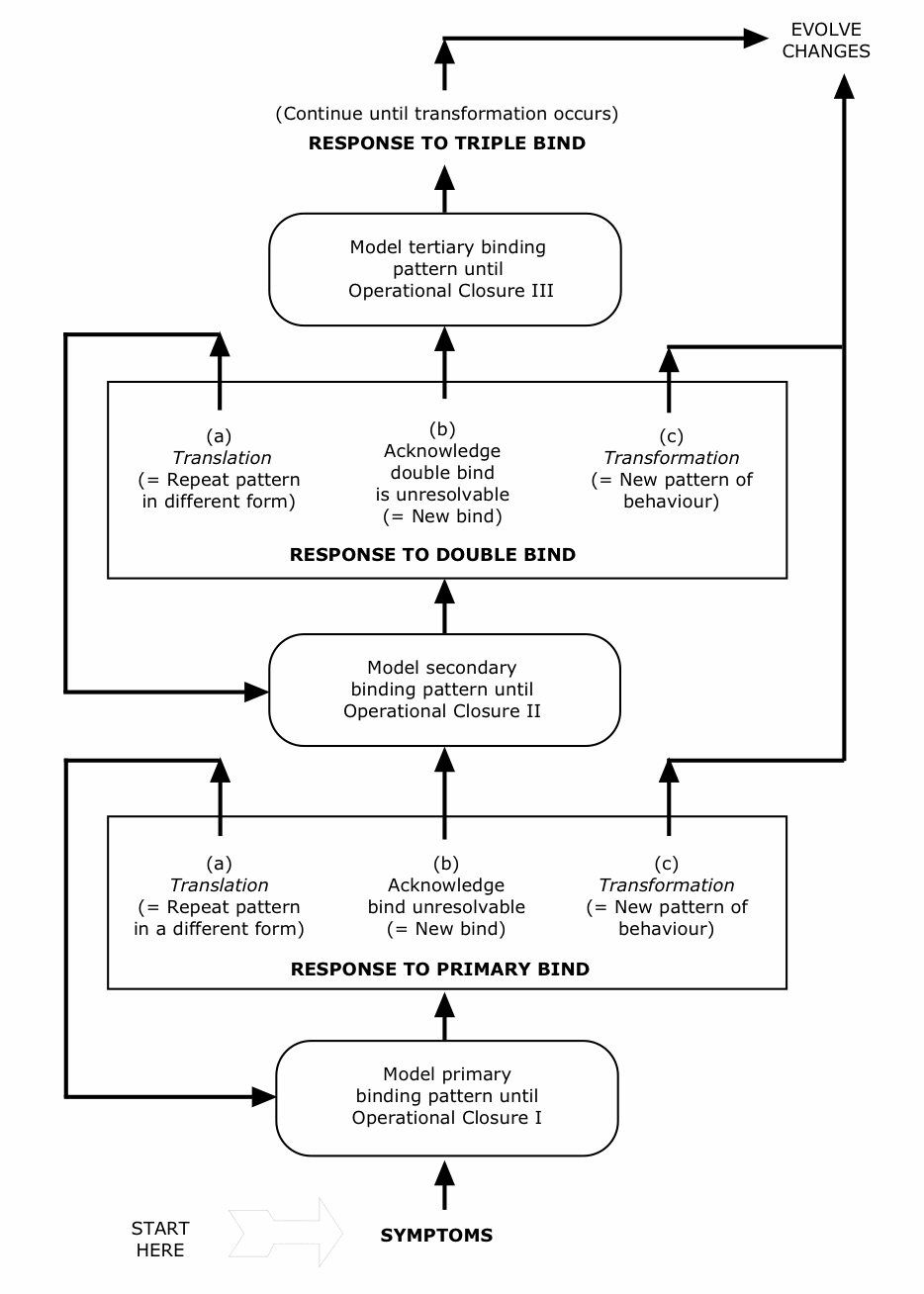 A Process for transforming double binds